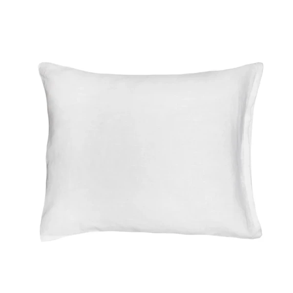 Linen pillowcases 50x60 Sunrise White Premium, 2 pcs - Himla