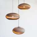 Pendant lamp Scraplights Disc 16 Natural - Graypants