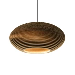 Pendant lamp Scraplights Disc 20 Natural - Graypants