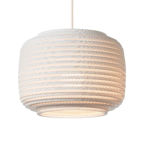 Pendant lamp Scraplights Ausi12 White - Graypants