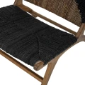 Fotel boho Grant Lounge teak plecionka bananowca - Bloomingville