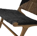 Fotel boho Grant Lounge teak plecionka bananowca - Bloomingville