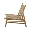 Fotel boho Lennox Lounge teak rattan - Bloomingville