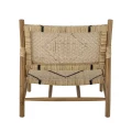Fotel boho Lennox Lounge teak rattan - Bloomingville