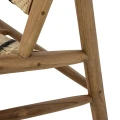 Fotel boho Lennox Lounge teak rattan - Bloomingville