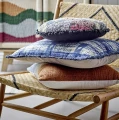 Fotel boho Lennox Lounge teak rattan - Bloomingville