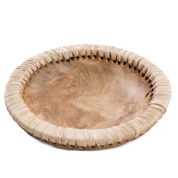 Teak wooden bowl LikeMe S - Bazar Bizar