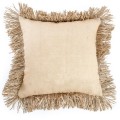 Decorative pillow Bonita 60x60 jute raffia - Bazar Bizar