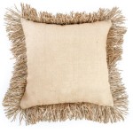 Decorative pillow Bonita 60x60 jute raffia - Bazar Bizar