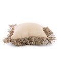 Decorative pillow Bonita 40x40 jute raffia - Bazar Bizar