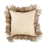Decorative pillow Bonita 40x40 jute raffia - Bazar Bizar