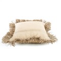 Decorative pillow Bonita 40x40 jute raffia - Bazar Bizar