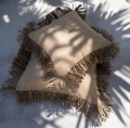 Decorative pillow Bonita 40x40 jute raffia - Bazar Bizar