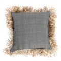 Decorative pillow Cotton Bonita 60x60 cotton raffia - Bazar Bizar