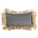 Decorative pillow Cotton Bonita 30x50 cotton raffia - Bazar Bizar