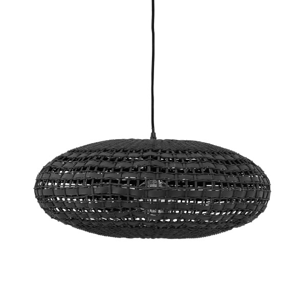 Rattan pendant lamp Rota 56 black - Pomax