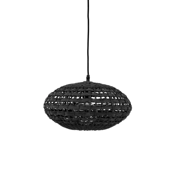 Rattan pendant lamp Rota 36 black - Pomax