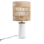 Rattan table lamp Kiska - Bazar Bizar
