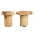 Wooden coffee table Quichua suar - Bazar Bizar