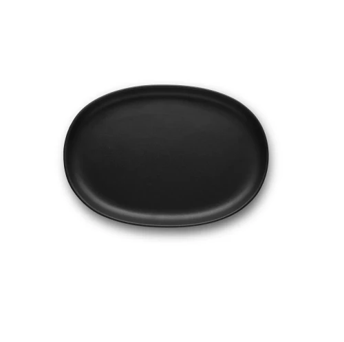 Talerz do serwowania Nordic Kitchen Oval 26 kamionka czarny - Eva Solo