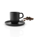 Espresso cup with saucer Nordic Kitchen 0.07L black stoneware - Eva Solo