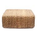 Square water hyacinth pouf - Bazar Bizar