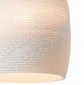 Designerska lampa wisząca Scraplights Bell10 White - Graypants