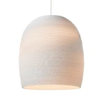 Designer pendant lamp Scraplights Bell16 White - Graypants