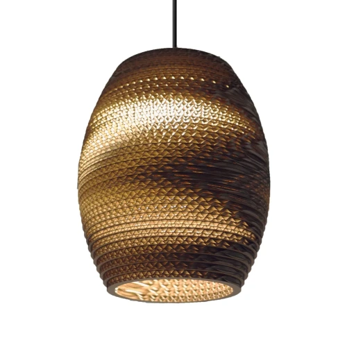 Designerska lampa wisząca Scraplights Oliv Natural - Graypants