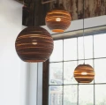 Ball pendant lamp Scraplights Moon14 Natural - Graypants