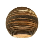 Ball pendant lamp Scraplights Moon18 Natural - Graypants