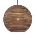 Lampa wisząca kula Scraplights Moon24 Natural - Graypants