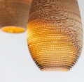 Lampa designerska wisząca Scraplights Drop26 Natural - Graypants