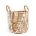 Kosz z trawy morskiej Straight Macrame L - Bazar Bizar