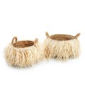Kosz do przechowywania Raffia L - Bazar Bizar