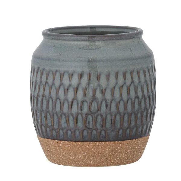 Stoneware flowepot Lui Ø12.5 - Bloomingville
