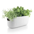 Doniczka na zioła z system samonawadniania Herb Organiser biała - Eva Solo
