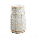 Wazon Cutie Concrete S terakota i rattan - Bazar Bizar