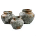 Terracotta flowerpot cover Funky L - Bazar Bizar