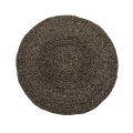 Round braided rug Bajn150 raffia sisal palm - Bazar Bizar
