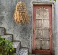 Abażur boho Casita L trawa mendog - Bazar Bizar
