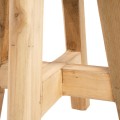 Teak wood stool Atziri - Bazar Bizar