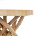 Stolik kawowy drewniany Gili Low suar teak - Bazar Bizar