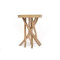 Stolik drewniany Gili 75 suar teak - Bazar Bizar