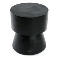 Black wooden table Warmi suar wood - Bazar Bizar