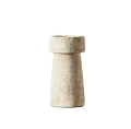 Candle holder Eris L Rustic Sand terracotta - Muubs
