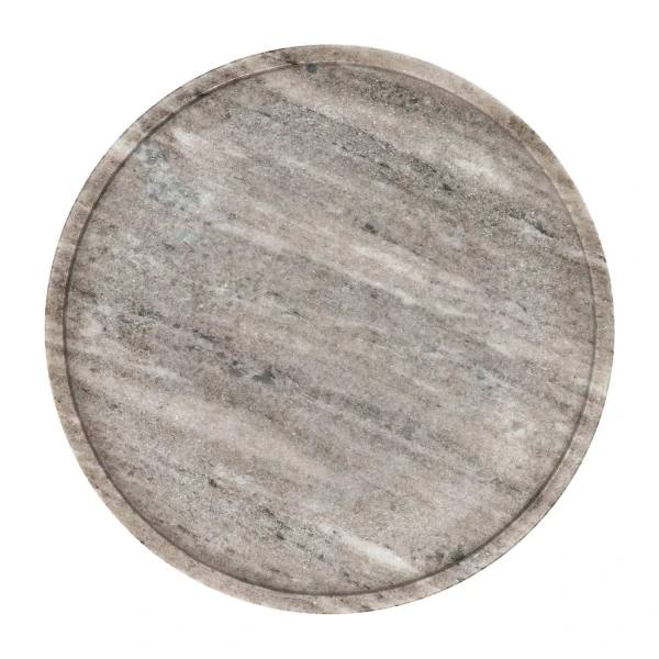 Round marble tray Marmar grey - Pomax