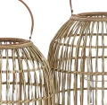 Large rattan bamboo lanterns Nord-By, set of 3 - Pomax