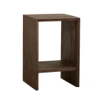 Wooden nightstand Napo mango - Nordal