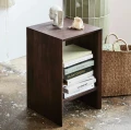 Wooden nightstand Napo mango - Nordal